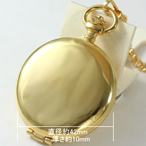 表蓋(直径約42mm)