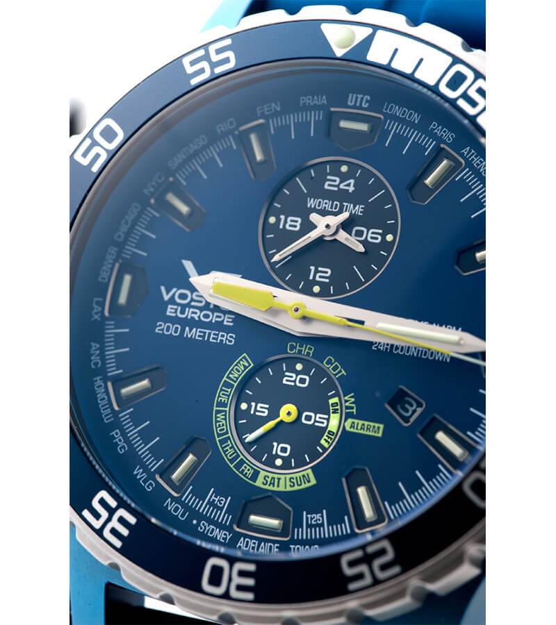 VOSTOK EUROPE（ボストーク ヨーロッパ） エクスピディション　エベレスト　アンダーグラウンド YM8J-597E546 ブルー 腕時計