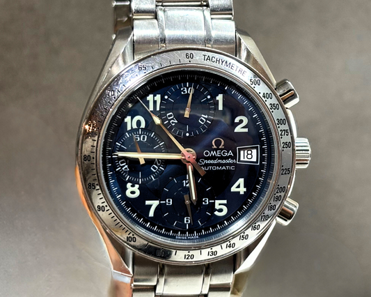 実際の修理事例 オメガ 腕時計 自動巻式 スピードマスター デイト クロノグラフ