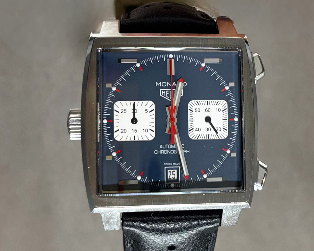 実際の修理事例 タグ・ホイヤー 腕時計 自動巻式 モナコ クロノグラフ