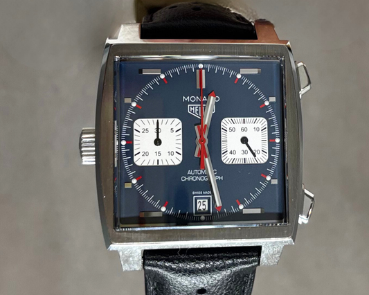 実際の修理事例 タグ・ホイヤー 腕時計 自動巻式 モナコ クロノグラフ