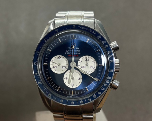 実際の修理事例 オメガ表記 クロノグラフ スピードマスター プロフェッショナル 手巻き クロノグラフ