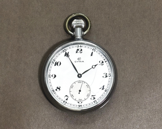 実際の修理事例 シーマ表記 懐中時計 手巻き ヴィンテージ