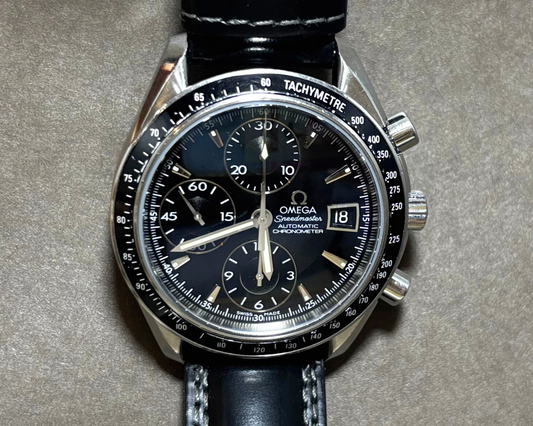 実際の修理事例 オメガ表記 腕時計 自動巻式 スピードマスター クロノグラフ