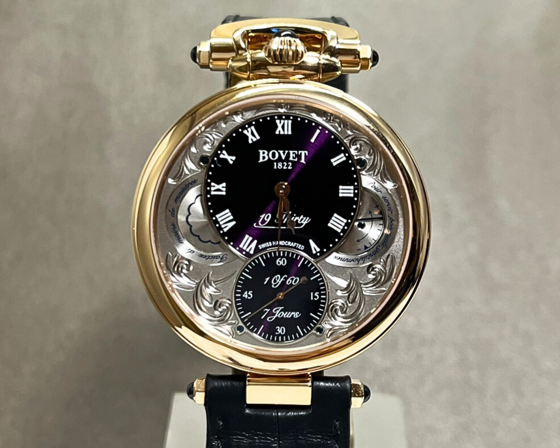 実際の修理事例　ボヴェ表記 19Thirty Fleurier 腕時計 自動巻式