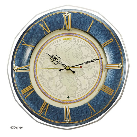 SEIKO セイコー ディズニー 美女と野獣 掛け時計【FS516L】