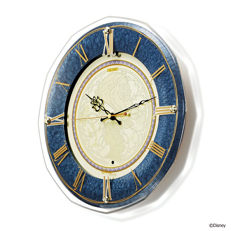 SEIKO セイコー ディズニー 美女と野獣 掛け時計【FS516L】