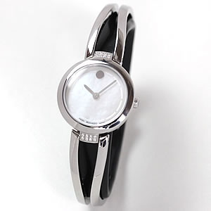 MOVADO(モバード）AMOROSA　Duo(アムローサ デュオ）女性用腕時計 M84.120.901S　0.062ctダイヤモンド/腕時計