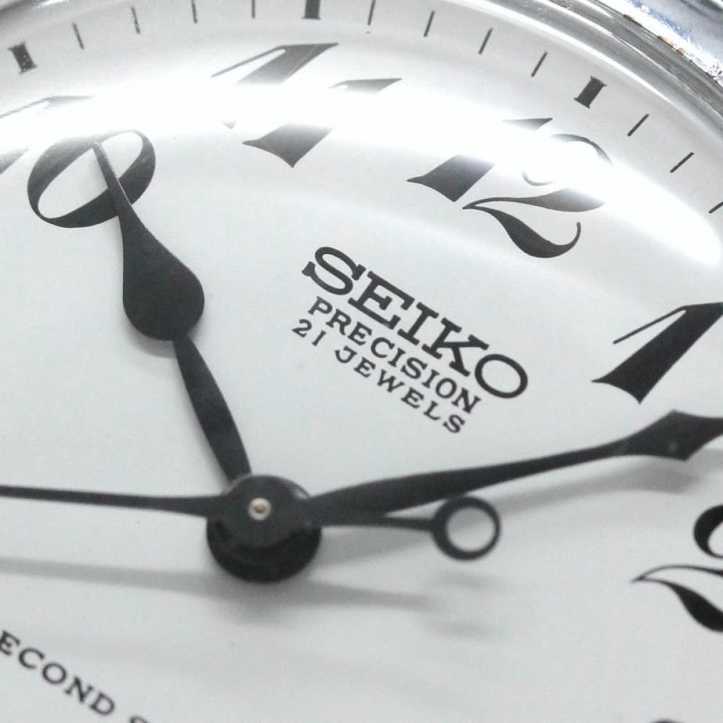 昭和47年の19セイコー鉄道時計/21石/秒針止め機能/絶版時計/19seiko-1062