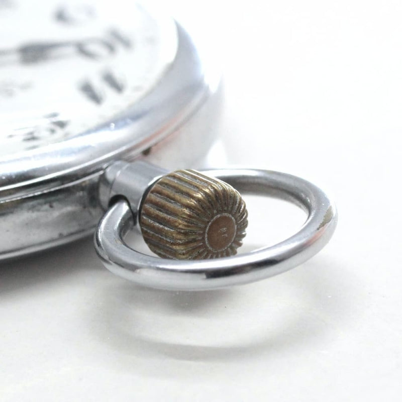 昭和38年の19セイコー鉄道時計/15石/秒針止め機能/絶版時計/19seiko-1075