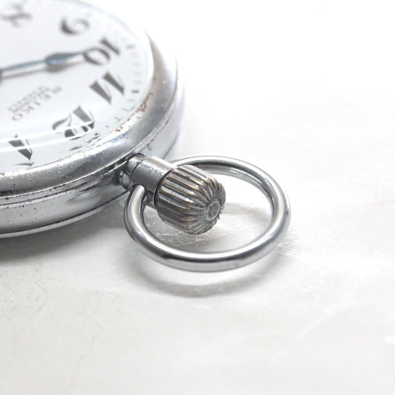 昭和42年の19セイコー鉄道時計/15石/秒針止め機能/絶版時計/19seiko-1275