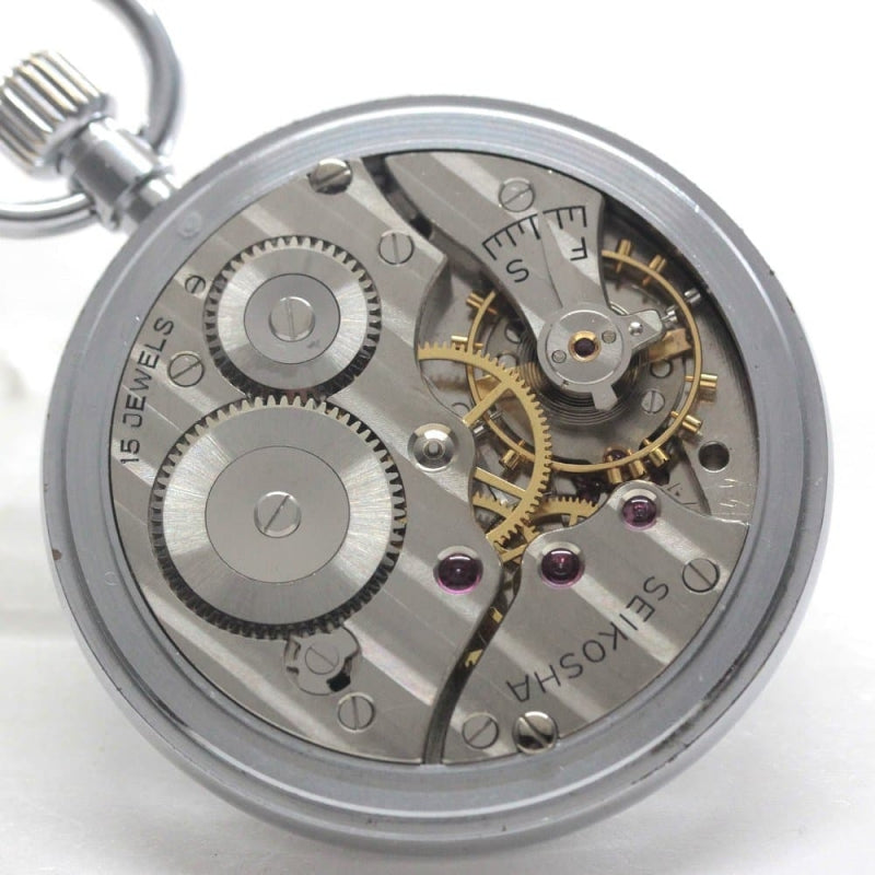 昭和の19セイコー鉄道時計/15石/ダイアフレックス/19seiko-1276