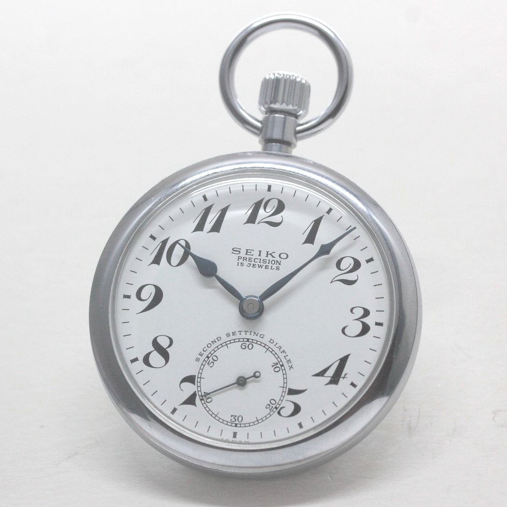 t*o様 SEIKO 懐中時計 昭和51年製 セイコー 鉄道時計 天鉄 6110-0010 懐中時計 21石 手巻 OH済 昭和