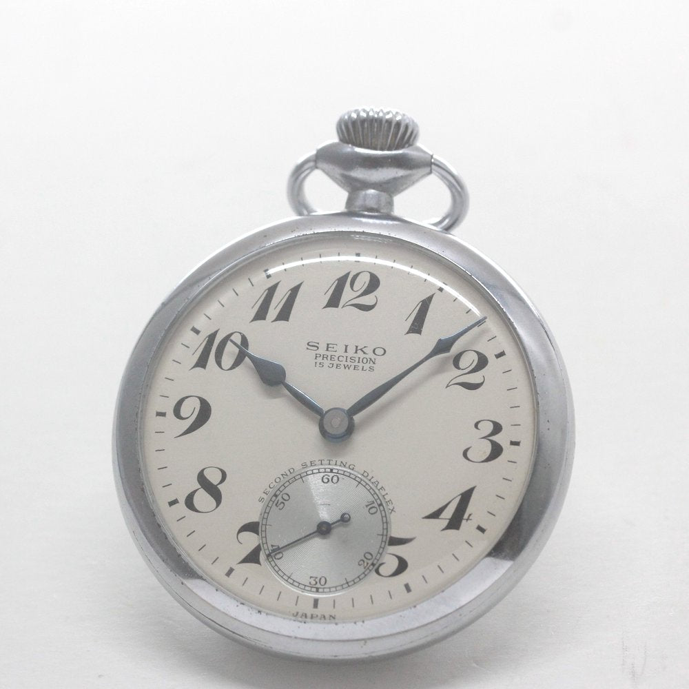 鉄道時計 SEIKO機械式懐中時計 名鉄刻印(名古屋鉄道)稼動品 鉄道時計 SEIKO機械式懐中時計 名鉄刻印(名古屋鉄道)稼動品 鉄道