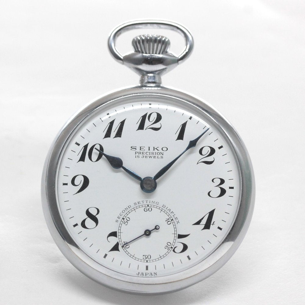 昭和の19セイコー鉄道時計/15石/ダイアフレックス/19seiko-1316