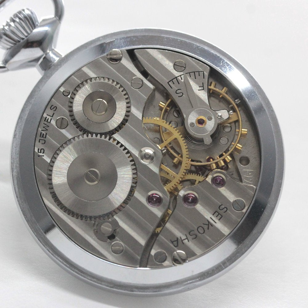 昭和の19セイコー鉄道時計/15石/ダイアフレックス/19seiko-1316