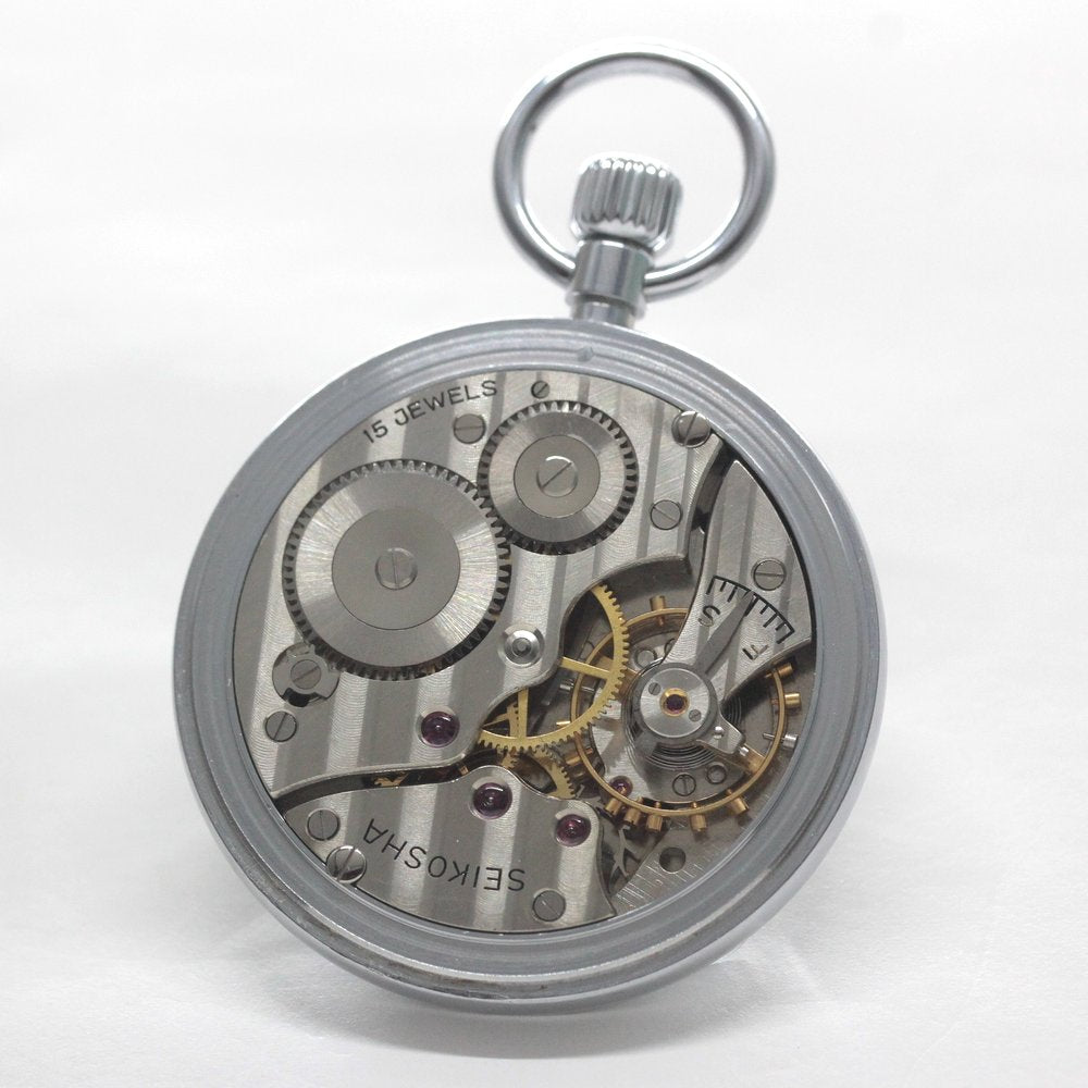 昭和の19セイコー鉄道時計/15石/ダイアフレックス/19seiko-1324