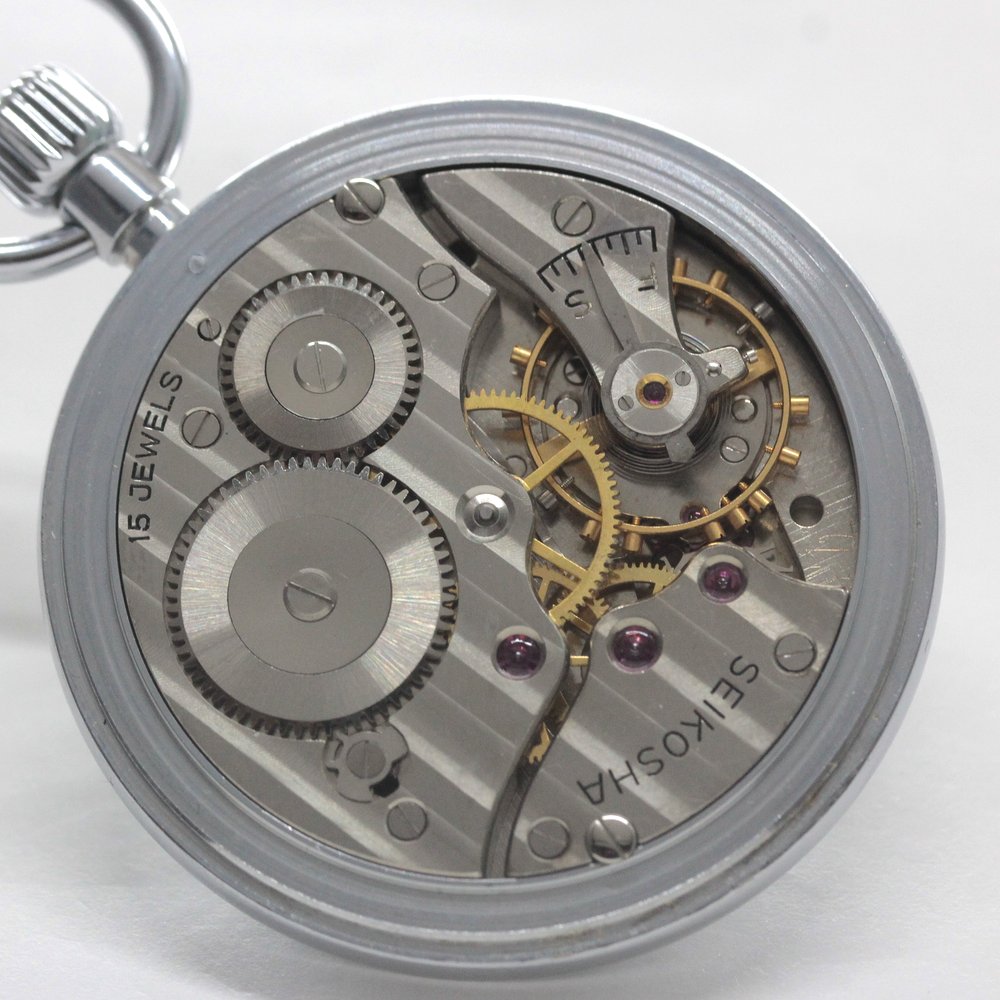 昭和の19セイコー鉄道時計/15石/ダイアフレックス/19seiko-1324