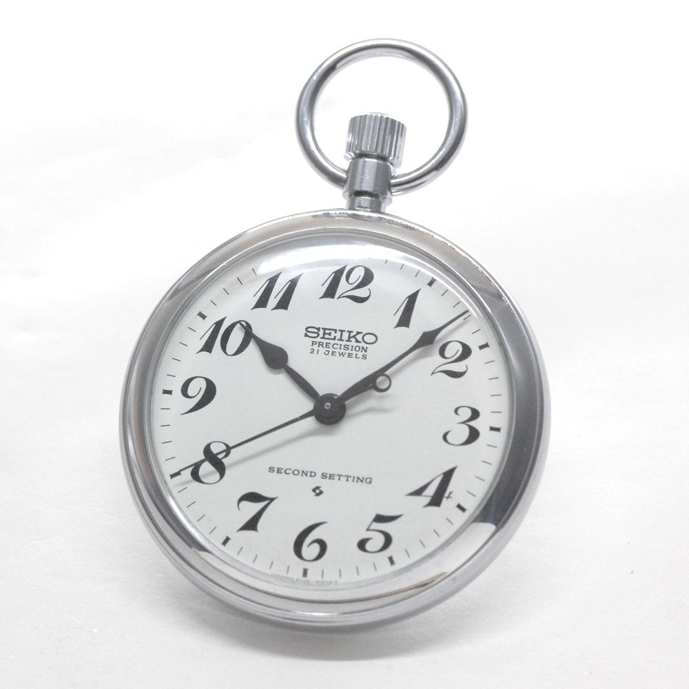 19セイコー プレシジョン 懐中時計 / 19セイコー/昭49　379　国鉄静局/ 21石 / 絶版時計 /19seiko-1325