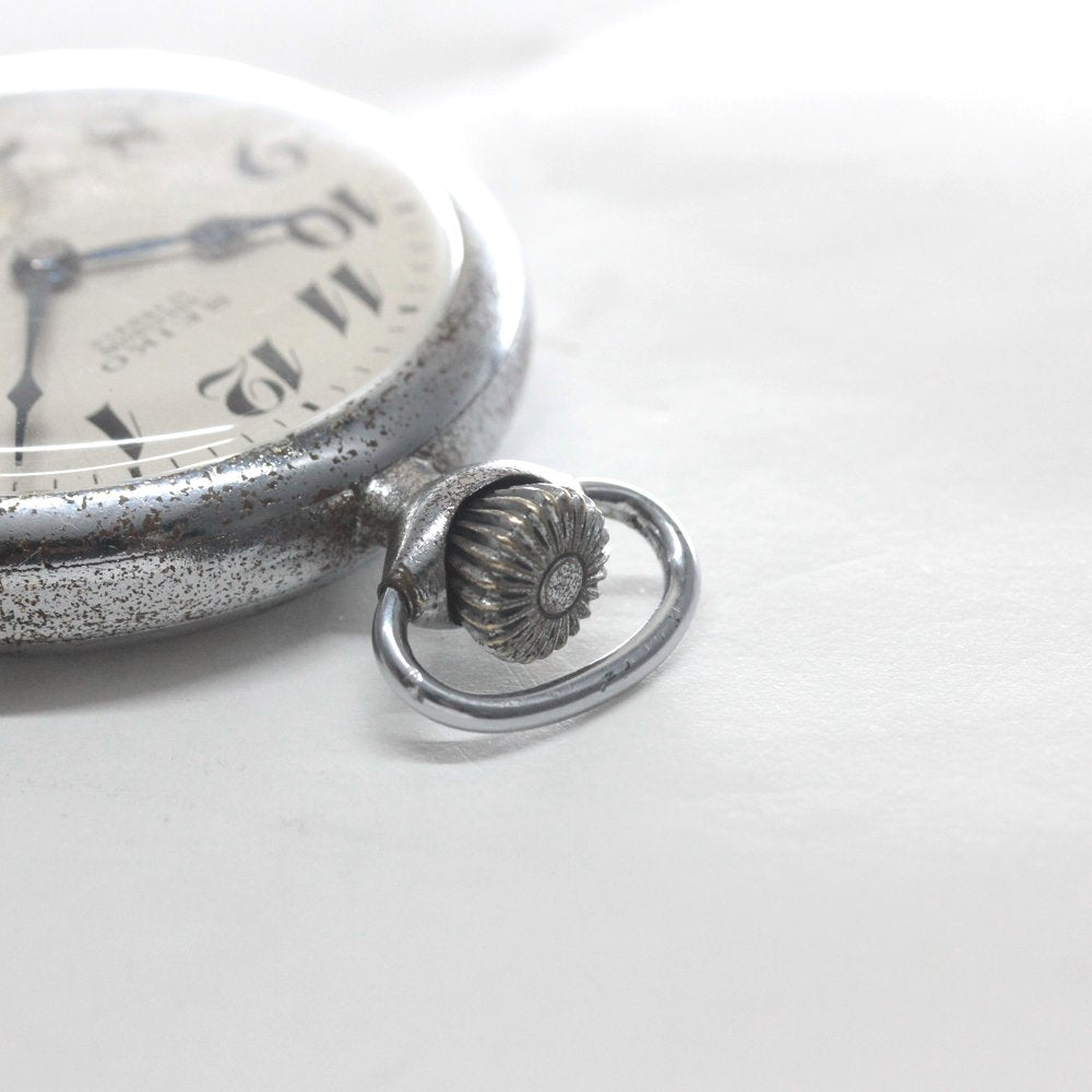 19セイコー プレシジョン 懐中時計 / 19セイコー/昭36　2418　国鉄/ 15石 / 絶版時計 /19seiko-1327