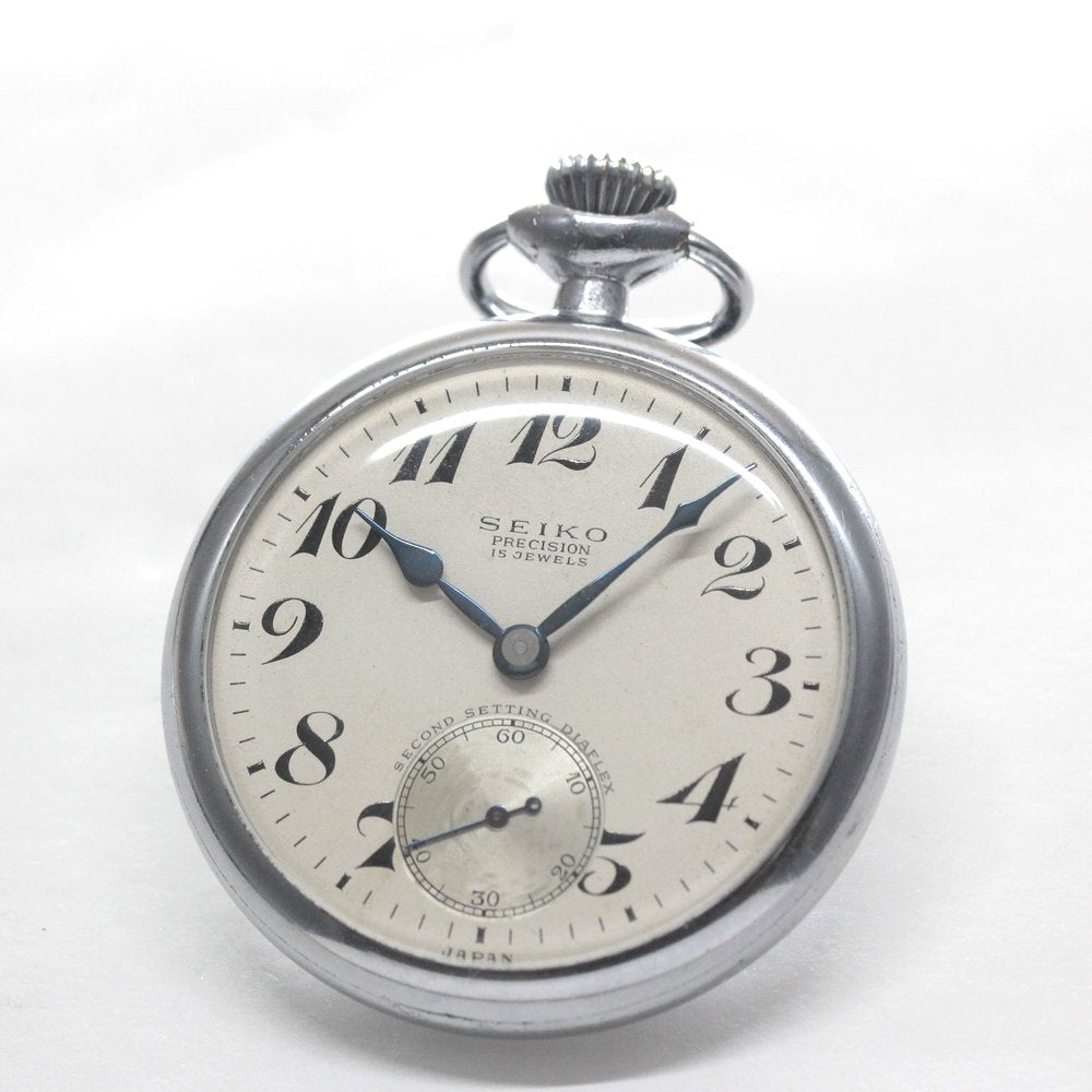 19 Seiko Railway Watch, 15-jewel movement, 1961, 15 jewels, stop-seconds function, discontinued, 19seiko-1320