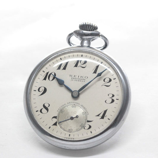 19 Seiko Railway Watch, 15-jewel movement, 1961, 15 jewels, stop-seconds function, discontinued, 19seiko-1320