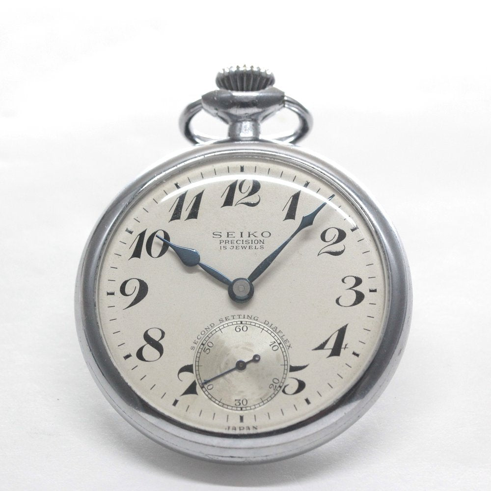 19 Seiko Railway Watch, 15-jewel movement, 1961, 15 jewels, stop-seconds function, discontinued, 19seiko-1320