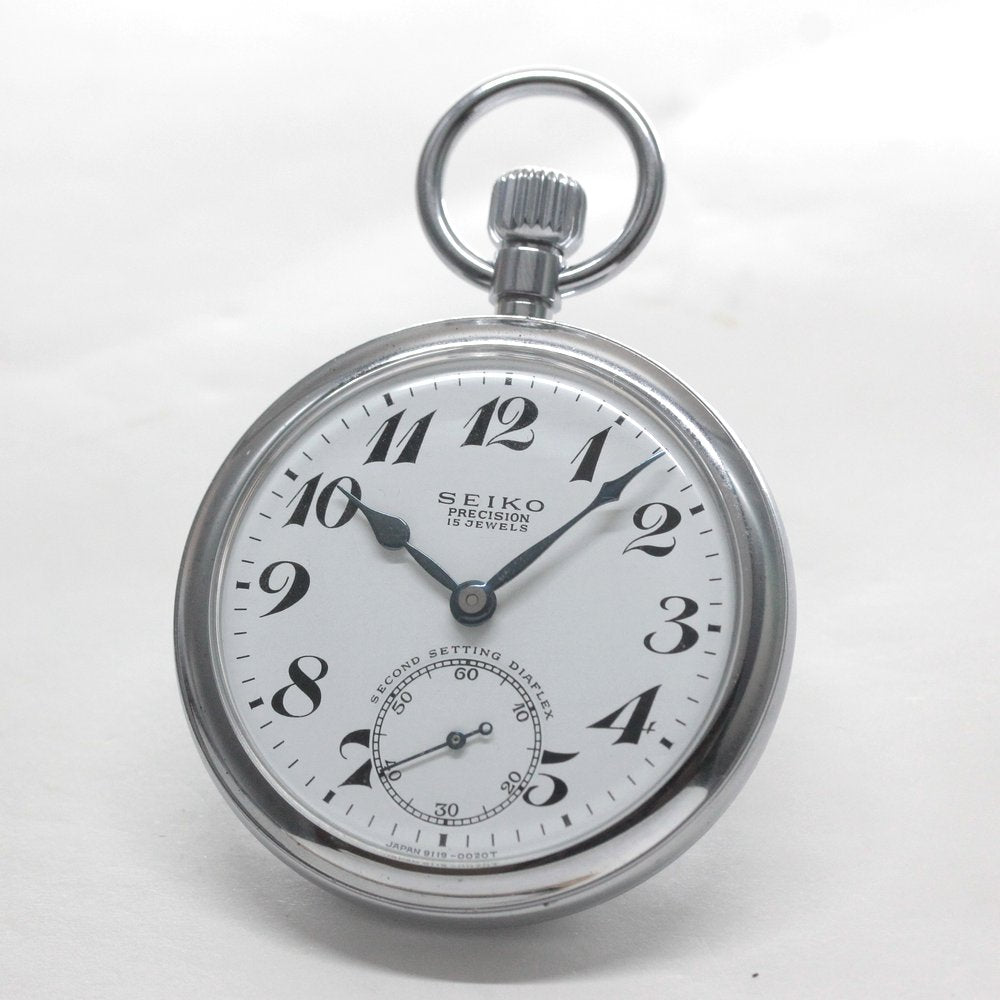 19セイコー プレシジョン 懐中時計 / 19セイコー/昭41　1067　東鉄/15石 / 絶版時計 /19seiko-1330