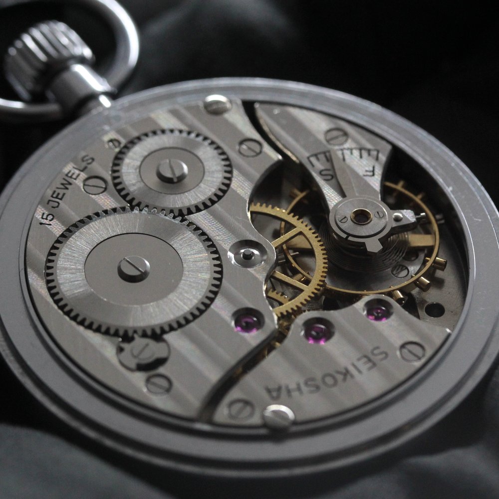 19セイコー プレシジョン 懐中時計 / 19セイコー/昭41　1067　東鉄/15石 / 絶版時計 /19seiko-1330