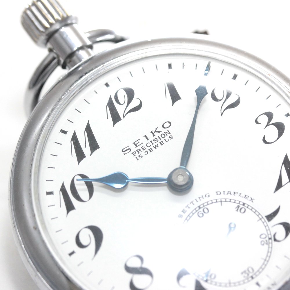 19セイコー プレシジョン 懐中時計 / 19セイコー/昭41　中支店282　国鉄/15石 / 絶版時計 /19seiko-1331