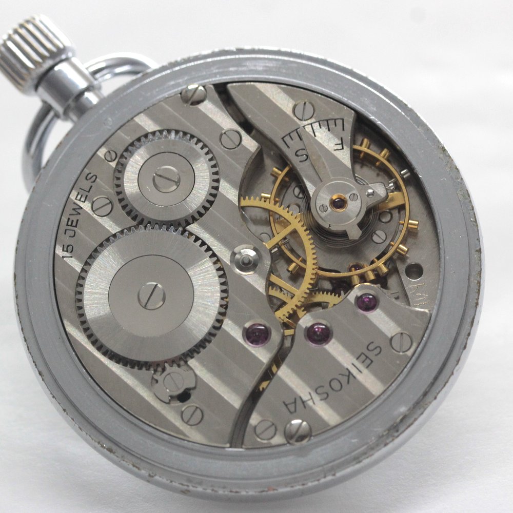 19セイコー プレシジョン 懐中時計 / 19セイコー/昭41　中支店282　国鉄/15石 / 絶版時計 /19seiko-1331