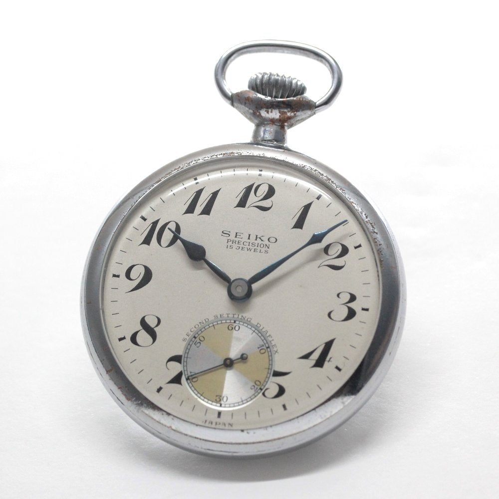 19セイコー プレシジョン 懐中時計  /日本電信電話公社　昭和37年/   15石 　/　絶版時計 /19seiko-1335