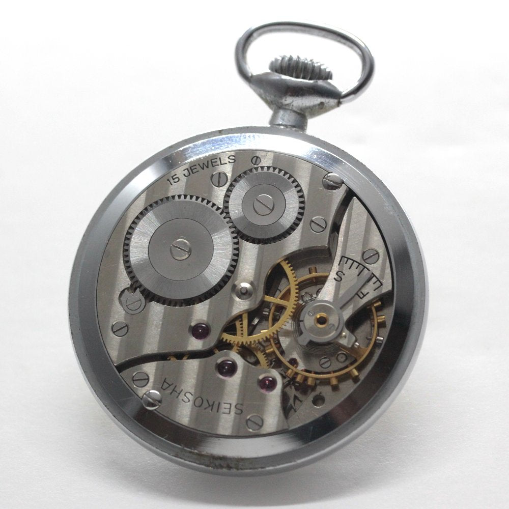 19セイコー プレシジョン 懐中時計 /日本電信電話公社 昭和37年/ 15石