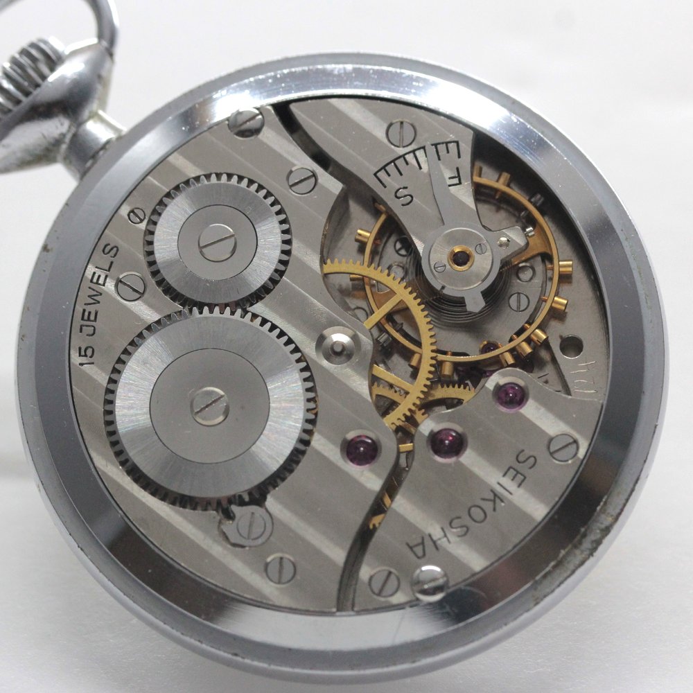 19セイコー プレシジョン 懐中時計 /日本電信電話公社 昭和37年/ 15石