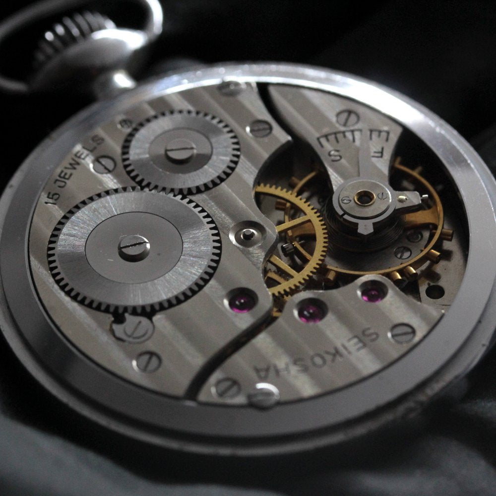 19セイコー プレシジョン 懐中時計  /日本電信電話公社　昭和37年/   15石 　/　絶版時計 /19seiko-1335