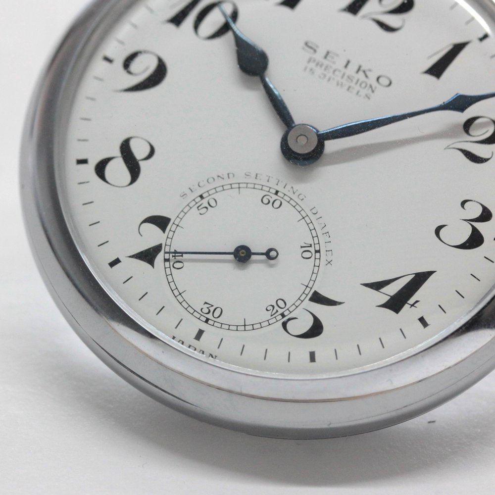 昭和の19セイコー鉄道時計/15石/ダイアフレックス/19seiko-1336 – 正美