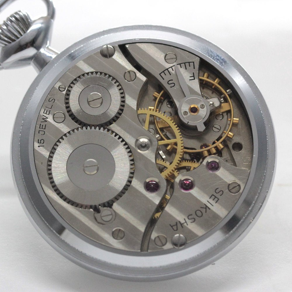 昭和の19セイコー鉄道時計/15石/ダイアフレックス/19seiko-1336