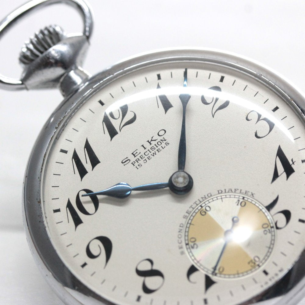19セイコー プレシジョン 懐中時計 /日本電信電話公社 昭和35年/ 15石