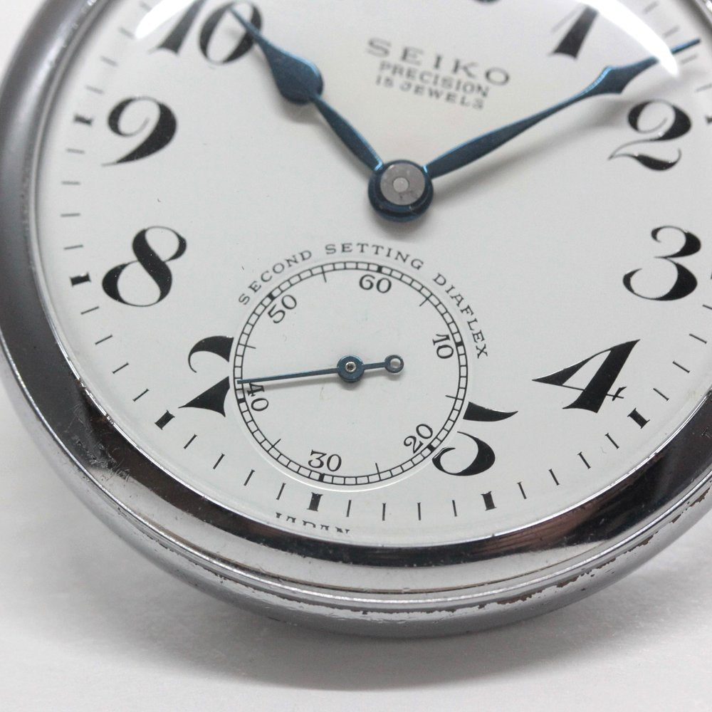 19セイコー プレシジョン 懐中時計 / 19セイコー/昭40　中支838　国鉄/15石 / 絶版時計 /19seiko-1343