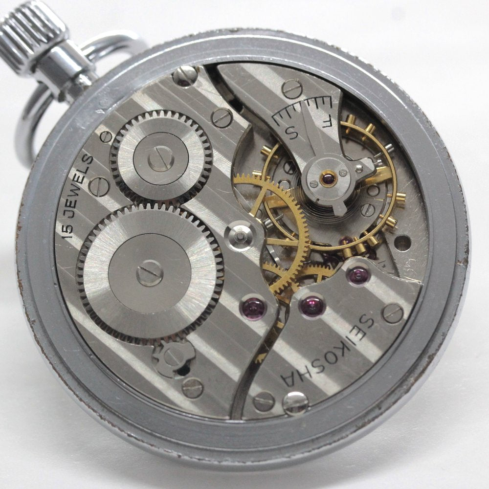 19セイコー プレシジョン 懐中時計 / 19セイコー/昭40　中支838　国鉄/15石 / 絶版時計 /19seiko-1343