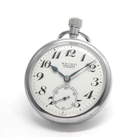 19セイコー プレシジョン 懐中時計 / 19セイコー/昭40　北234　国鉄/15石 / 絶版時計 /19seiko-1347