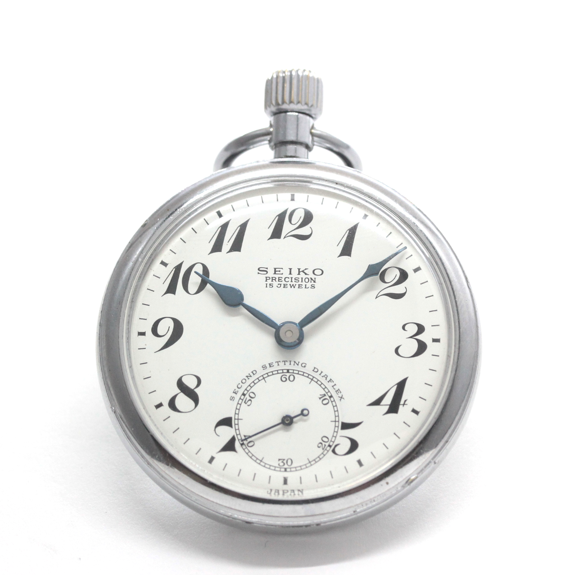 19セイコー プレシジョン 懐中時計 / 19セイコー/昭40　北234　国鉄/15石 / 絶版時計 /19seiko-1347　文字盤