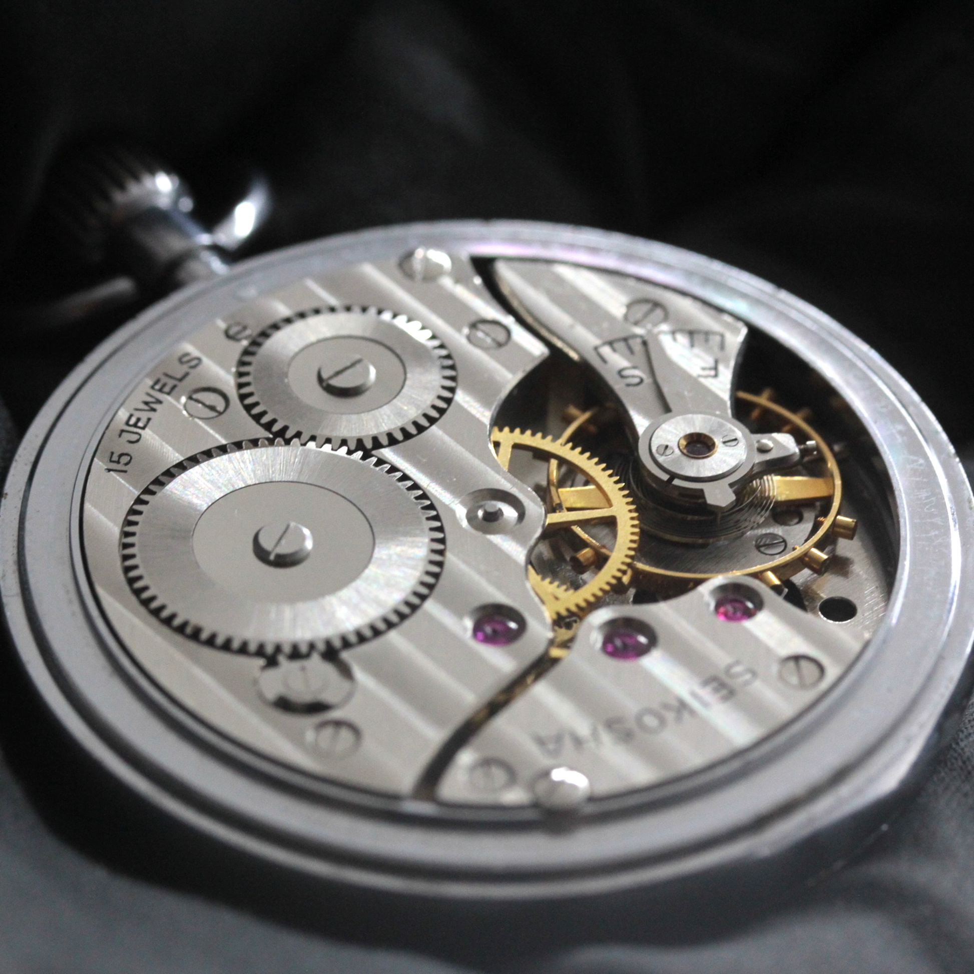 19セイコー プレシジョン 懐中時計 / 19セイコー/昭40　北234　国鉄/15石 / 絶版時計 /19seiko-1347
