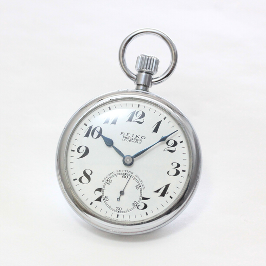 19セイコー プレシジョン 懐中時計  /昭42　北210　国鉄/15石 /　絶版時計 /19seiko-1349