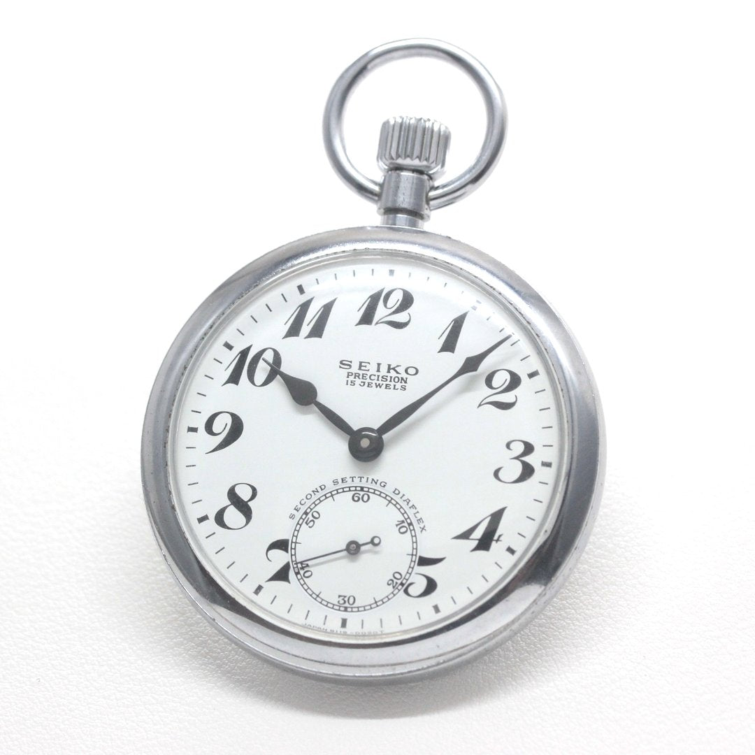 19セイコー プレシジョン 懐中時計 /印字なし/15石 / 絶版時計 /19seiko-1358
