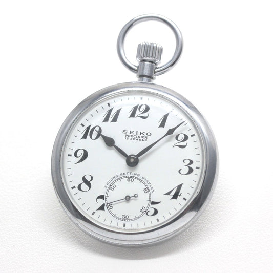 19セイコー プレシジョン 懐中時計 /印字なし/15石 / 絶版時計 /19seiko-1358