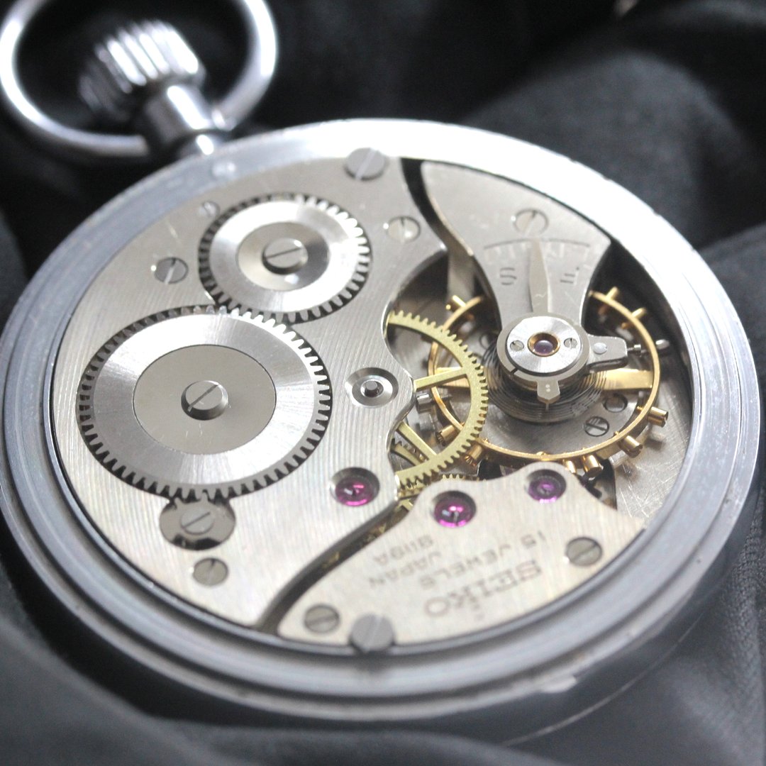 19セイコー プレシジョン 懐中時計 /印字なし/15石 / 絶版時計 /19seiko-1358