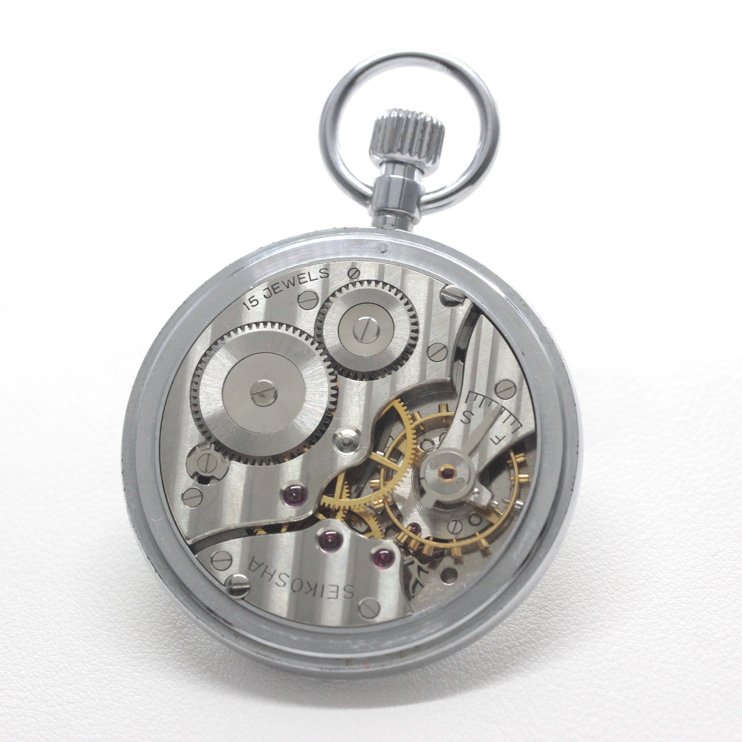 昭和の19セイコー鉄道時計/15石/ダイアフレックス/19seiko-1359