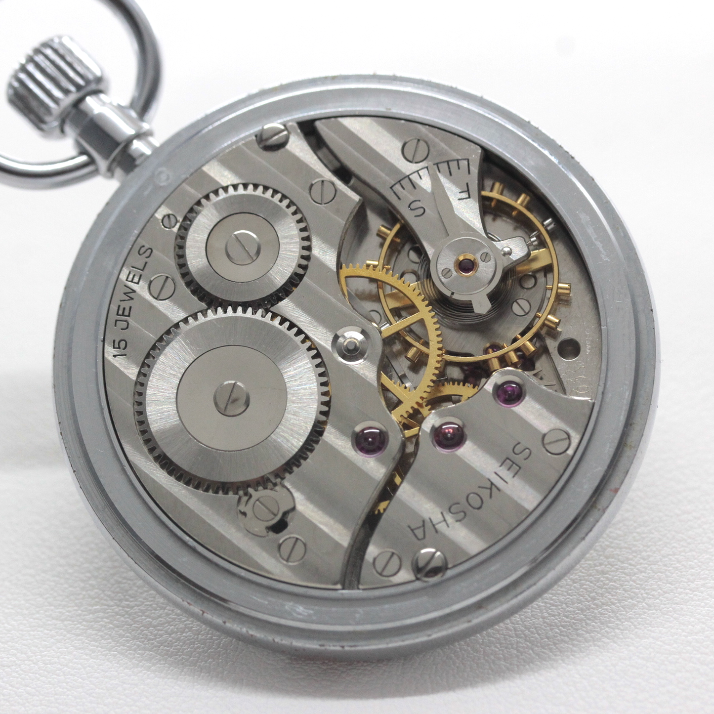 昭和の19セイコー鉄道時計/15石/ダイアフレックス/19seiko-1359