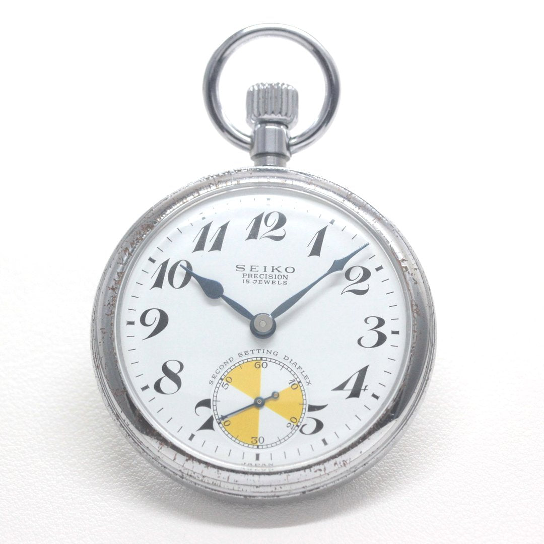 19セイコー プレシジョン 懐中時計 /日本電信電話公社 666-1753　/15石 / 絶版時計 /19seiko-1360